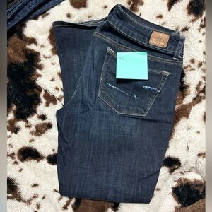 American Eagle stretch skinny kick x-short 12